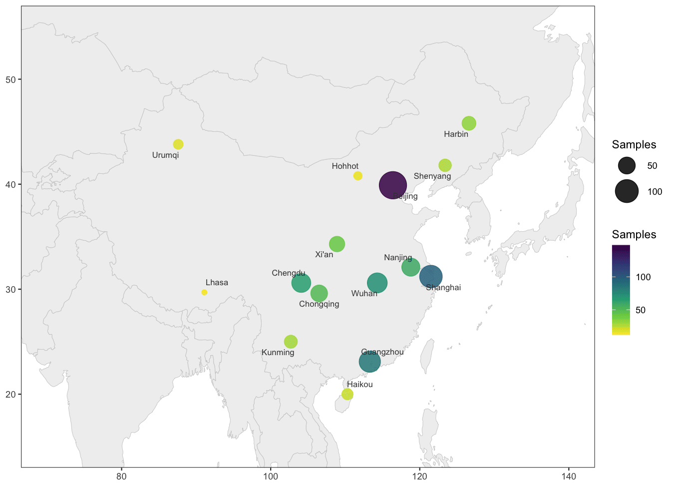 SamplingMap DEMO